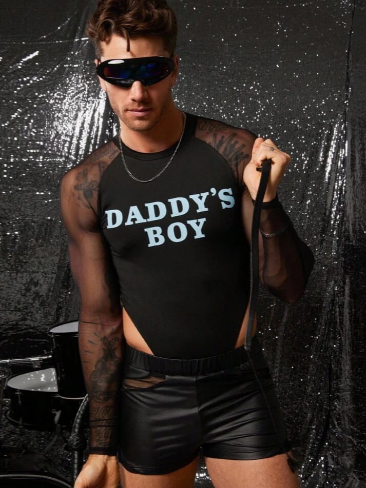 Daddy's Boy Mesh Bodysuit